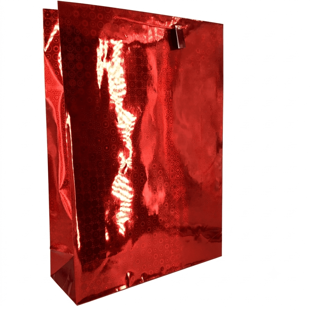 Xtra Jumbo Holographic Gift Bags, 28 Inch x 20 Inch x 7 Inch, Wholesale