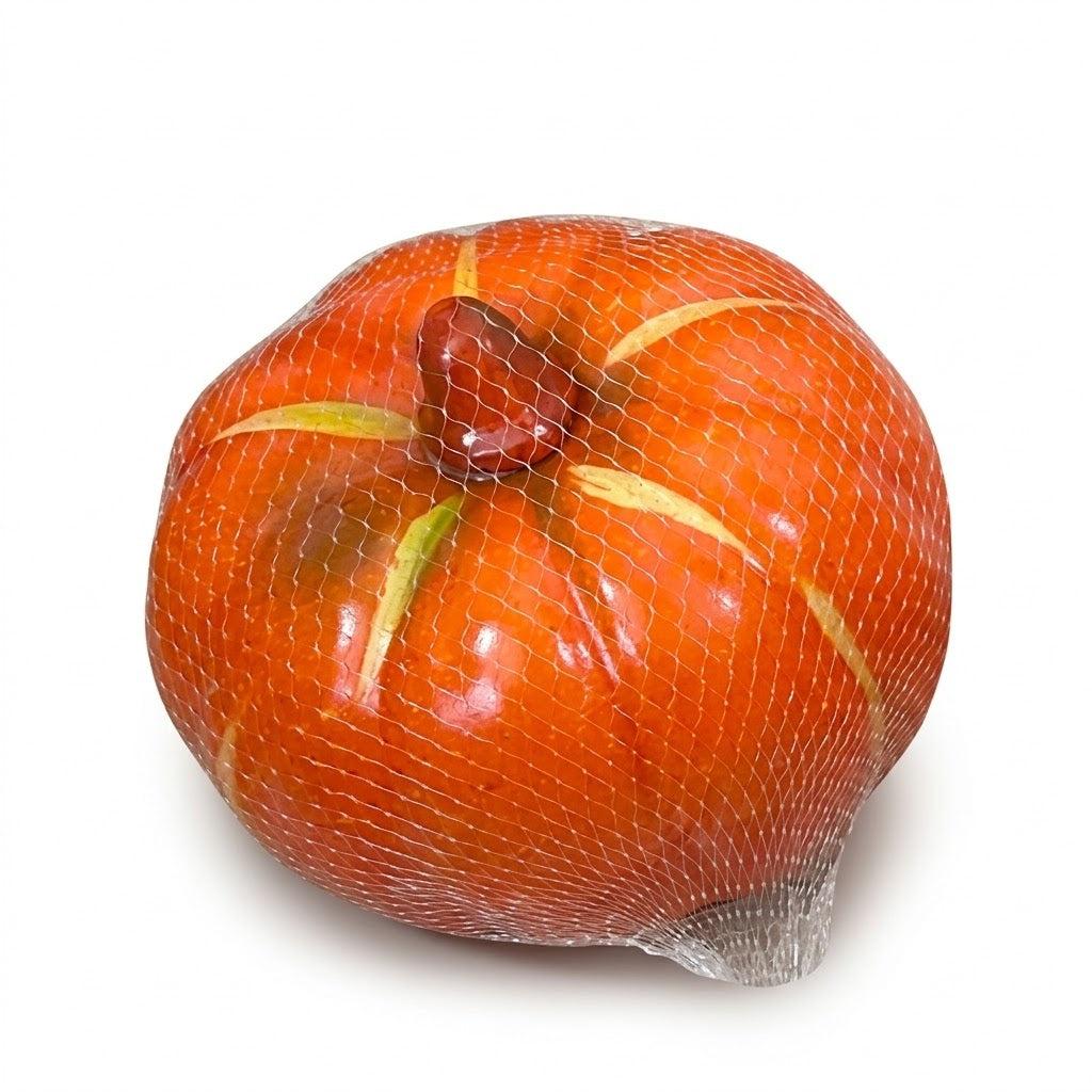 PartyRite 6.4 Inch Large Artificial Orange Thanksgiving Pumpkin Decoration | Wholesale image