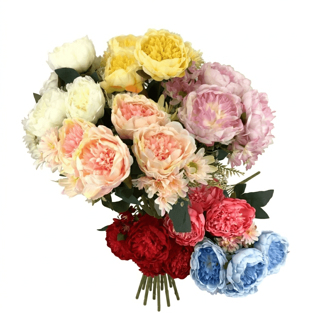 18 Inch Artificial Silk Peony Flowers, Wholesale image