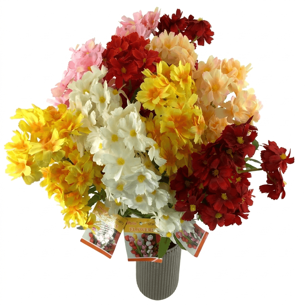 24 Inch Artificial Violets Multi-Color Bundle, Wholesale