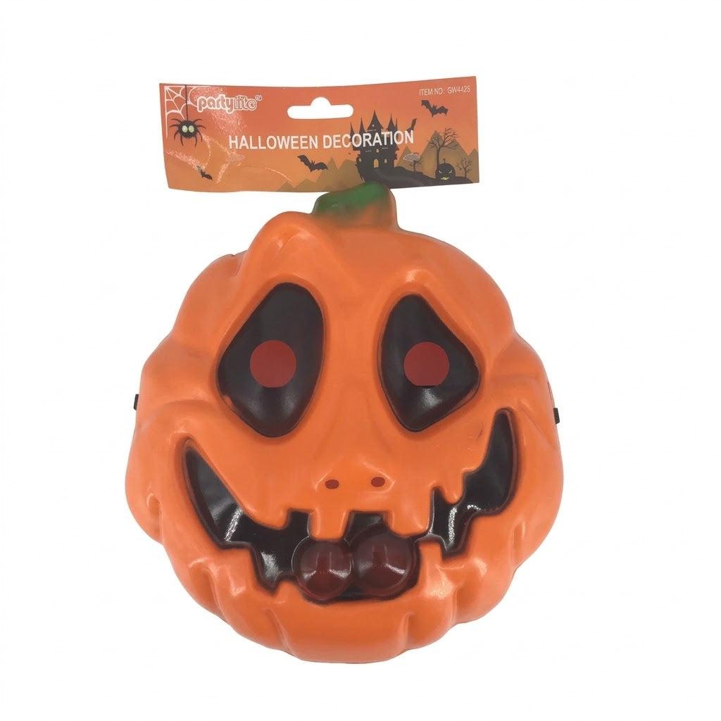 PartyRite Jack-o'-Lantern Pumpkin Halloween Mask, Wholesale image