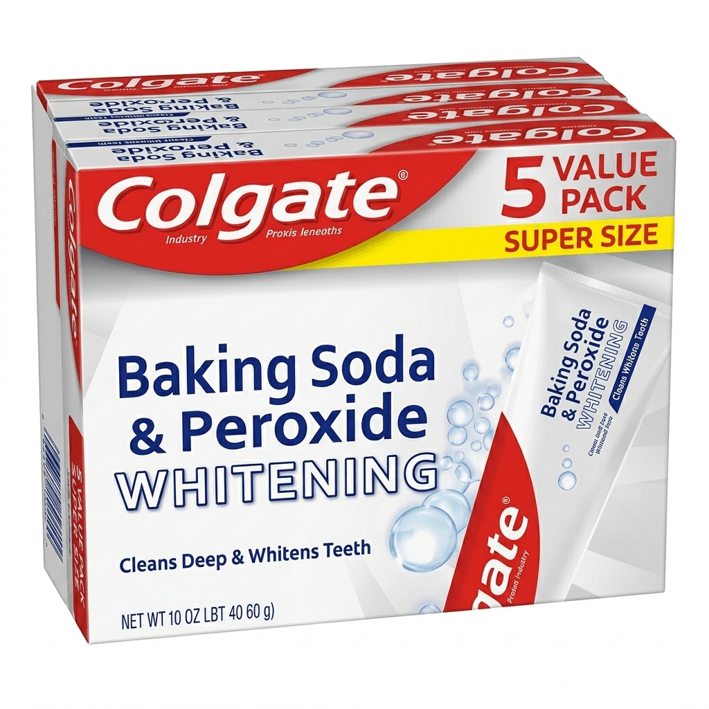 Colgate Baking Soda & Peroxide Whitening Toothpaste 8.0oz (40) image