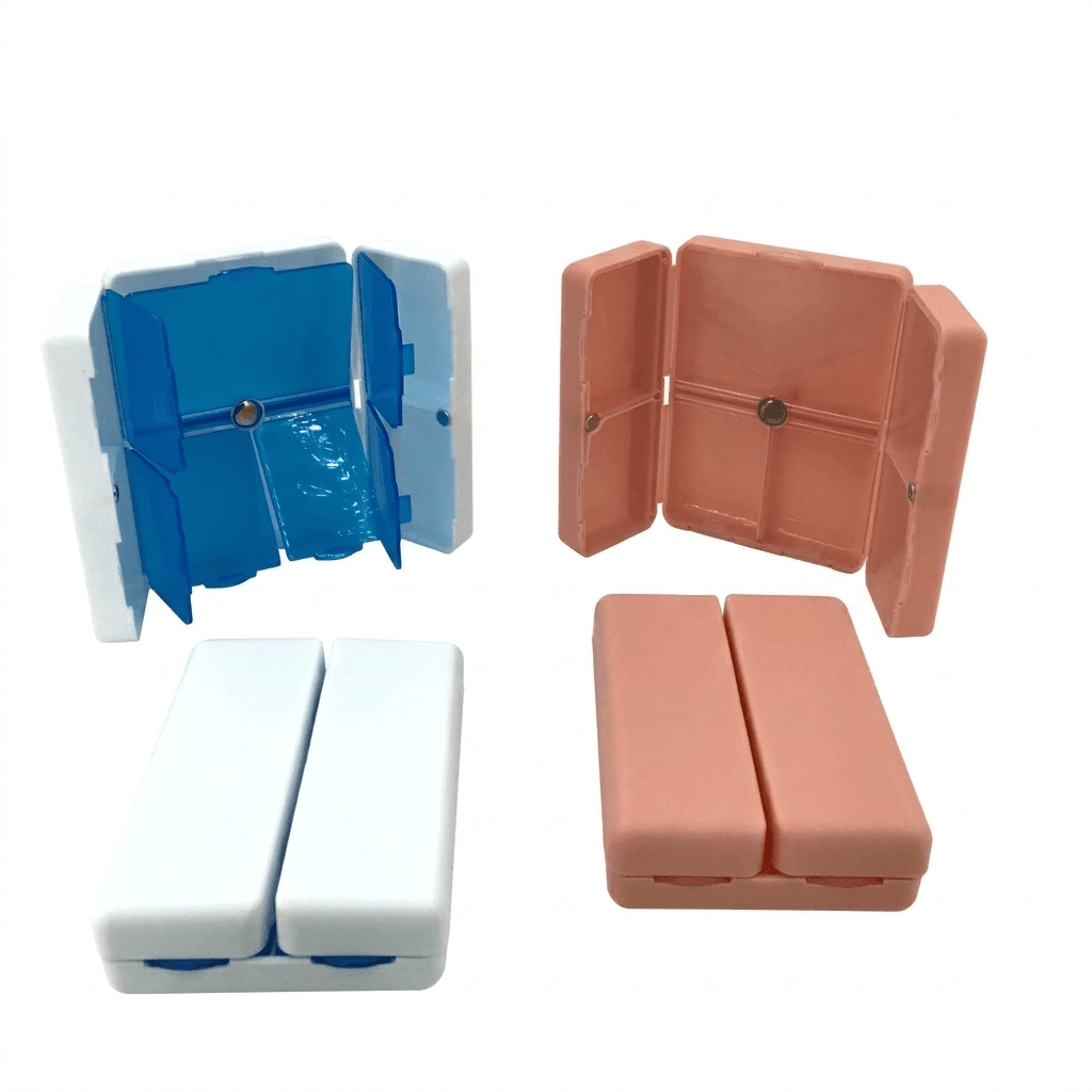 CareRite 7-Compartment Magnetic Foldable Pill Case, Wholesale