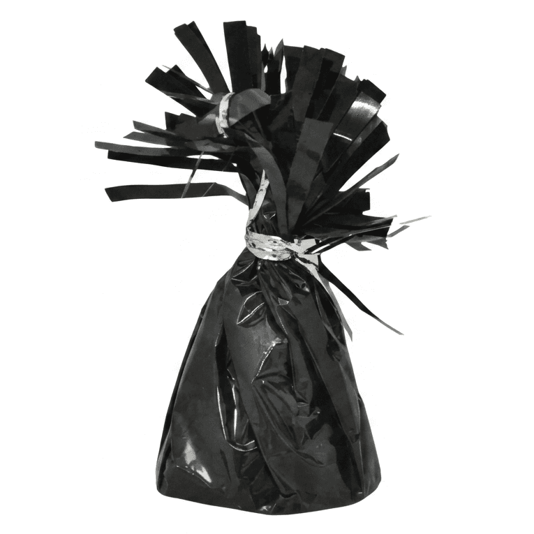 Black Metallic Foil Balloon Weights, Wholesale