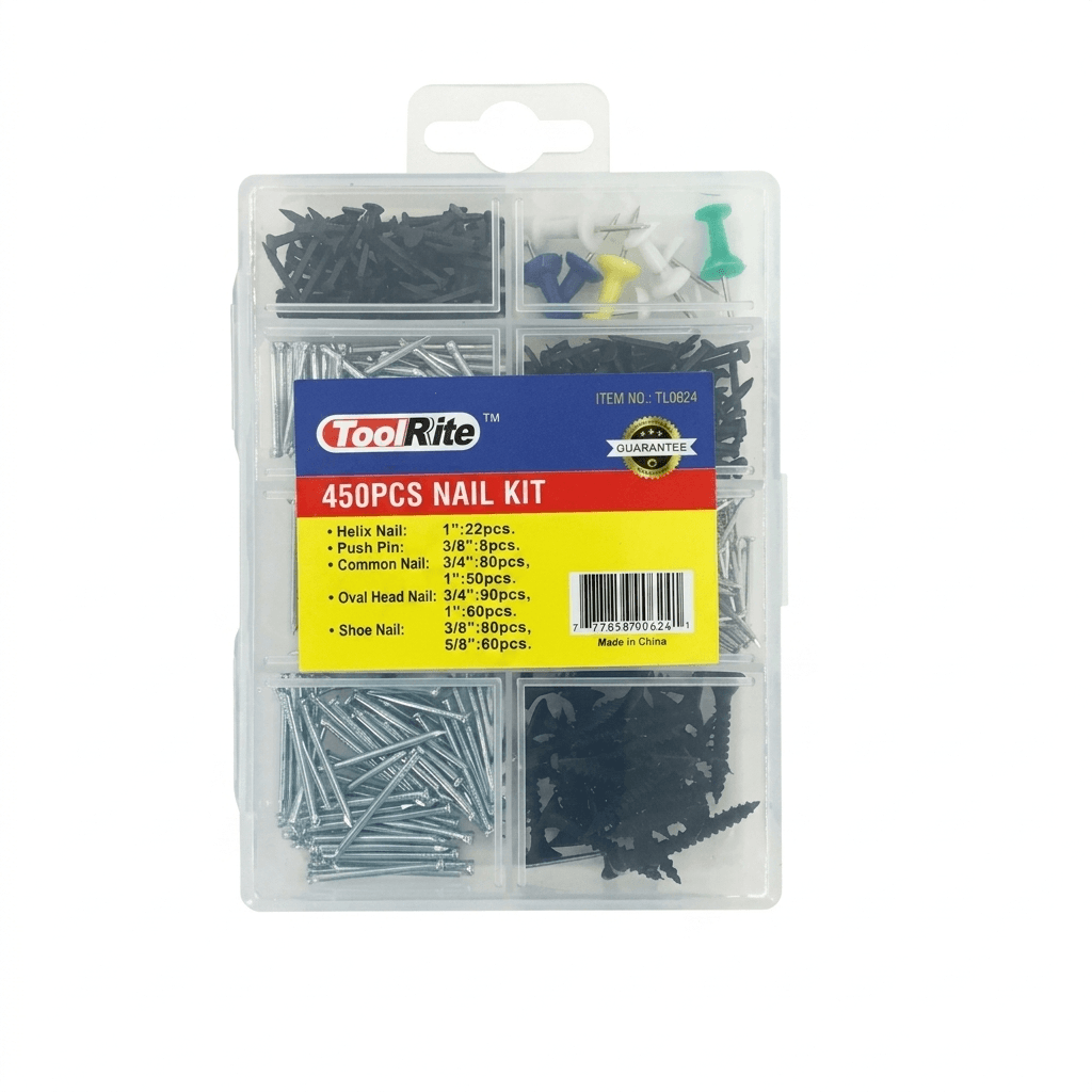 ToolRite 450-Piece Assorted Nail Kit, Wholesale image