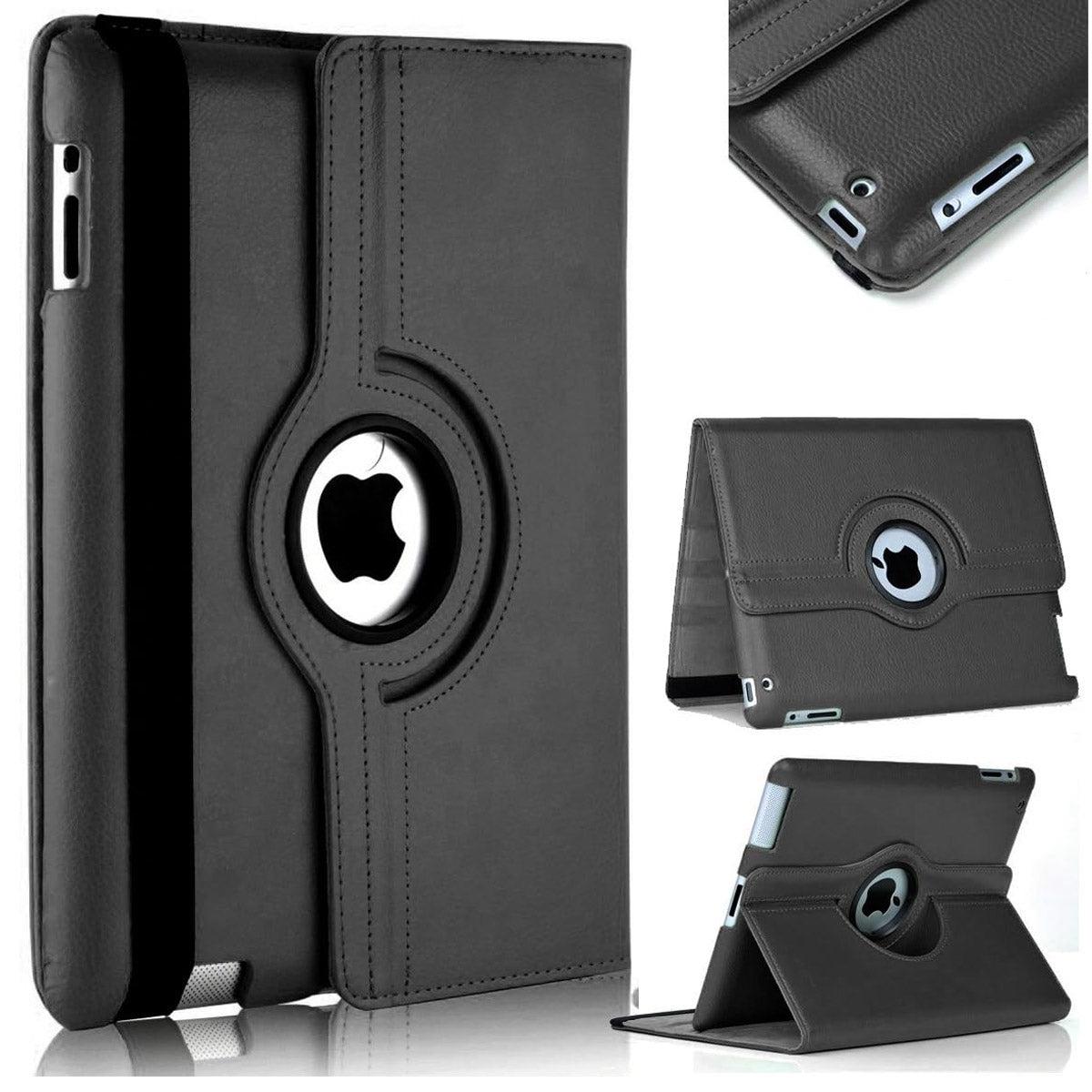For iPad 2 3 4 Generation Case 9.7 inch 360 Degrees Rotating PU Leather Cover 360 image