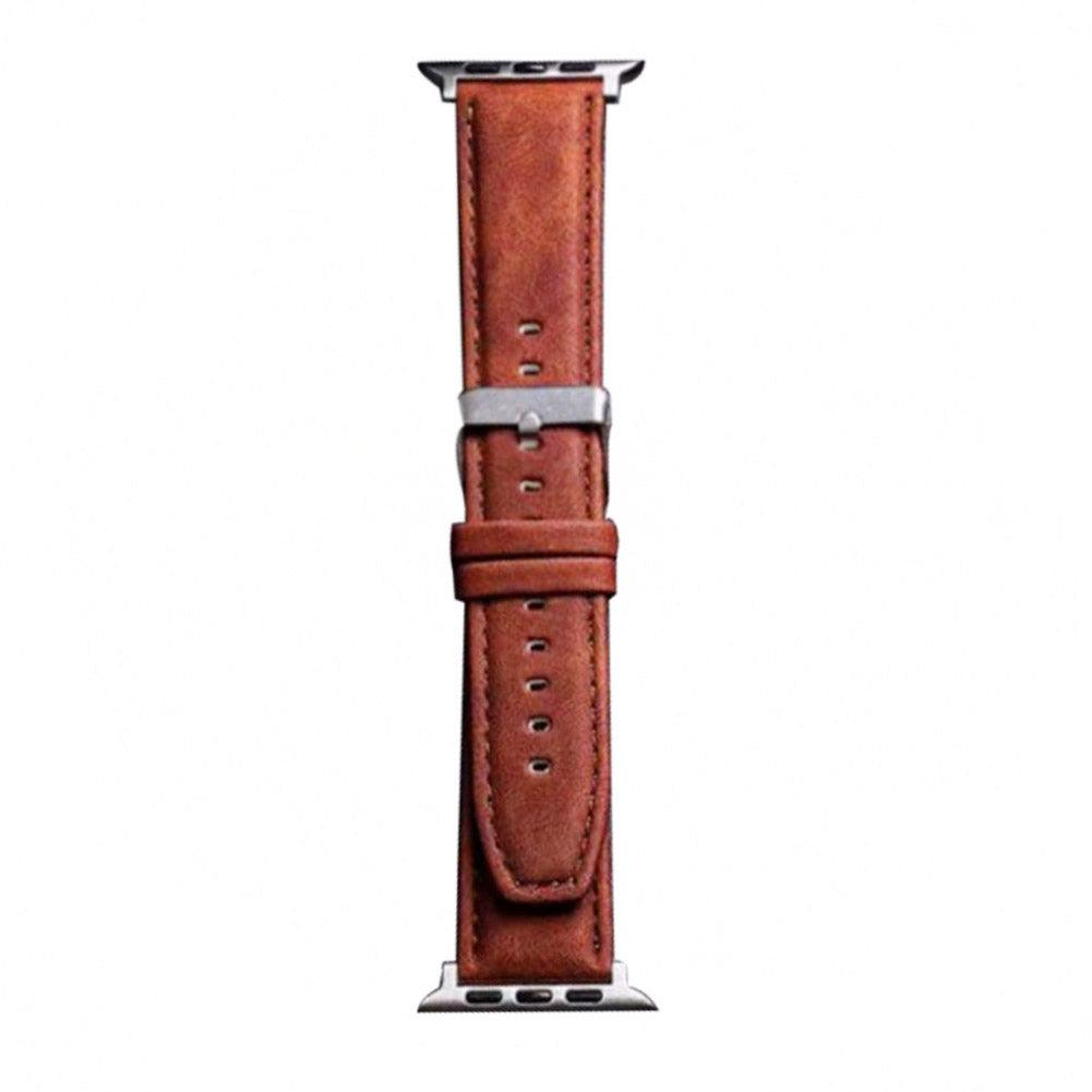 42mm 44mm 45mm PU Leather Replacemen Bands For Apple Watch Series image