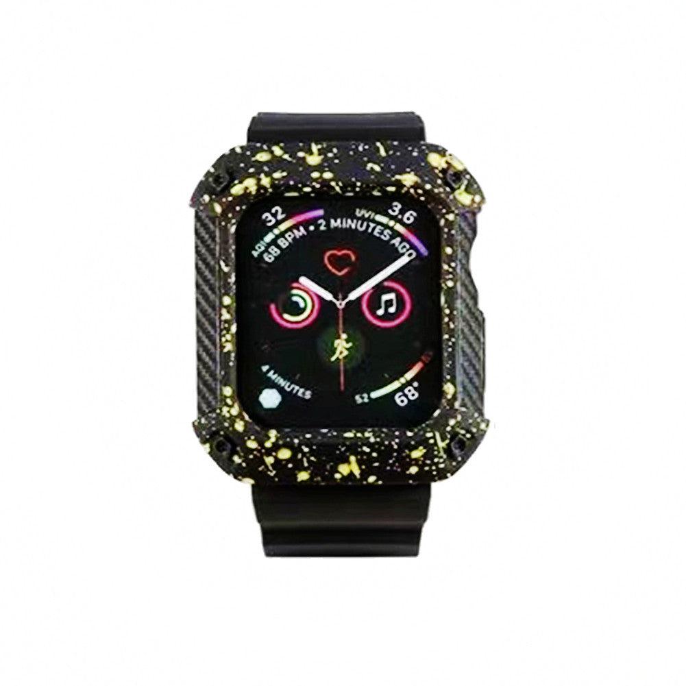 45mm Rubber Band and Case Cover For Apple Watch Series image
