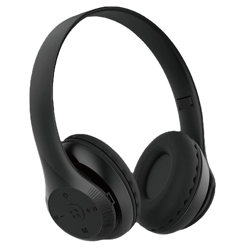 Wireless Bluetooth Headphones, Over Ear Foldable Gaming Headset, Built-in Microphone 1FM 1SD Card Slot, High-Fidelity Sound for Universal Cell Phone and Bluetooth Device BTEP-HDSET-ST95 image