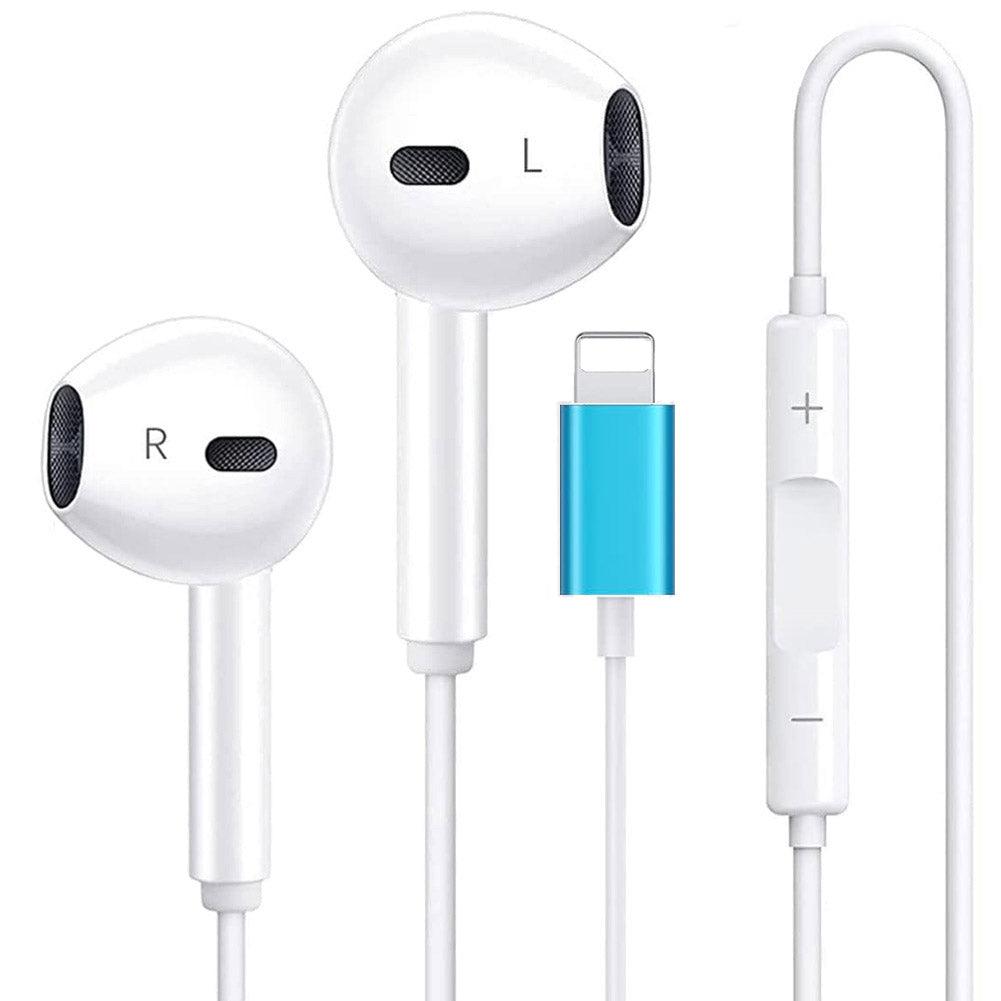 Wired Earbuds for iPhone, In-Ear Headphones Earphones, Built-in Remote to Control Music/Phone Calls//Volume, Stereo NoiseIsolating image
