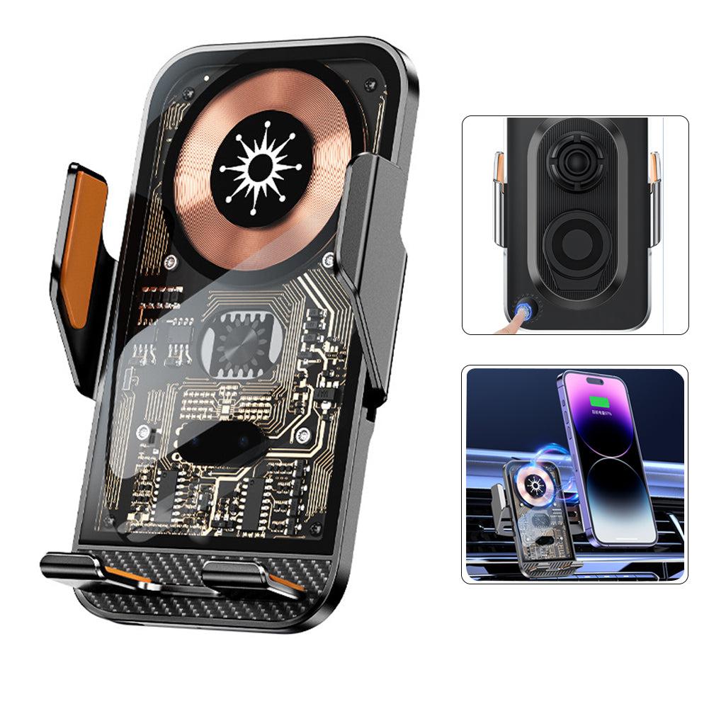 Car Wireless Charger, Phone Holder Mount for Car Air Vent, Qi Fast Charging CHD10-WLCHGC10 image