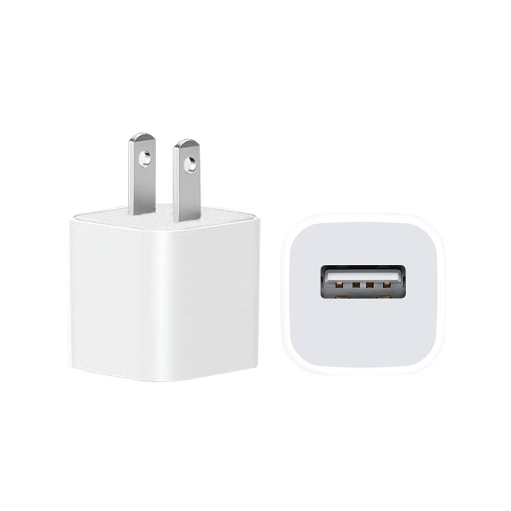Single USB Port 5W Wall Charger Home Power Adapter Cube A Grade image