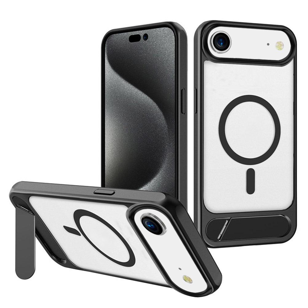 For Apple iPhone 17 Air Case Kickstand Shockproof Clear Hard Back Cover HDL143 image