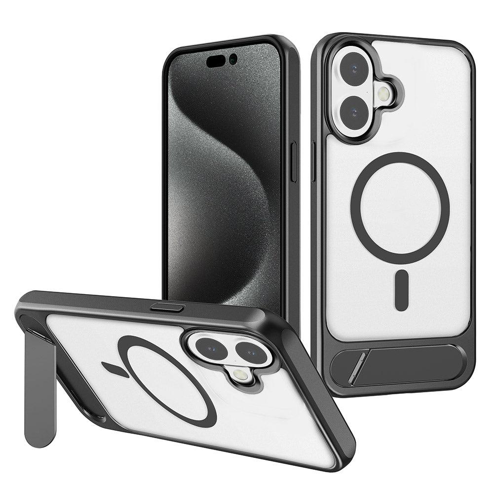 For Apple iPhone 18 Case Kickstand Shockproof Clear Hard Back Cover HDL143 image