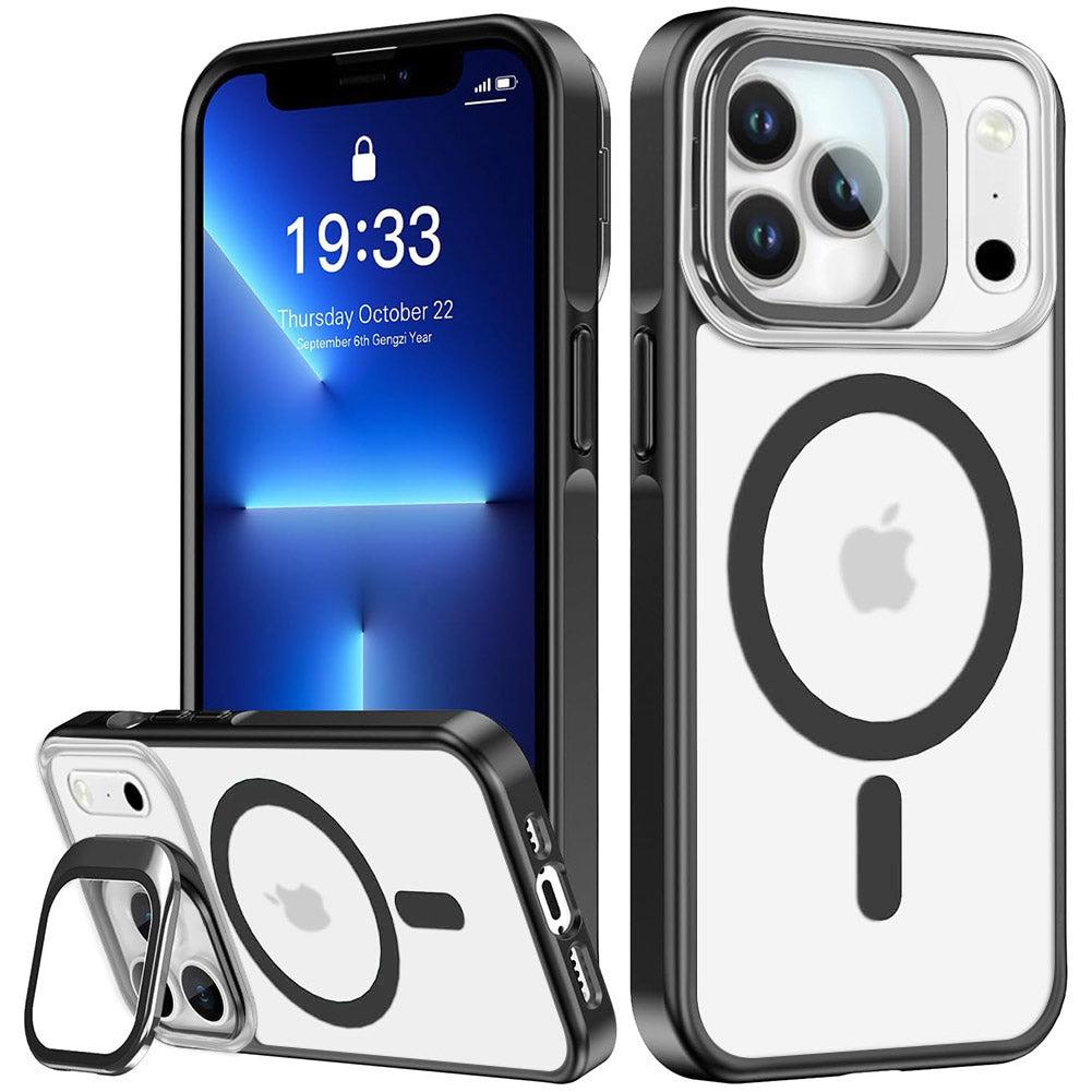 For iPhone 17 Pro Case Camera Lens Protective Stand Hard Back Cover HDL147