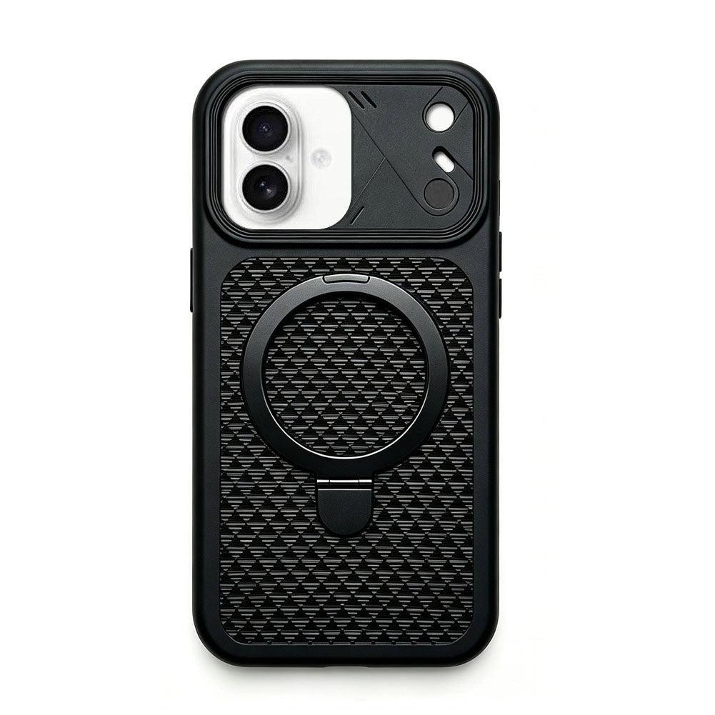 For iPhone 18 Magnetic Case Honeycomb Cooling Kickstand Cover HDL156 image