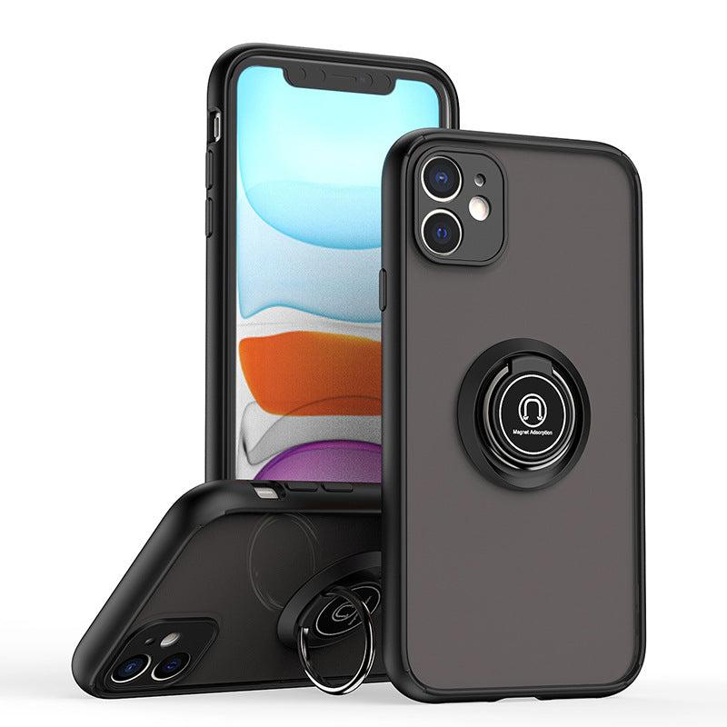 For iPhone 12 Mini Case with Magnetic Ring Hard Cover HDL99 image