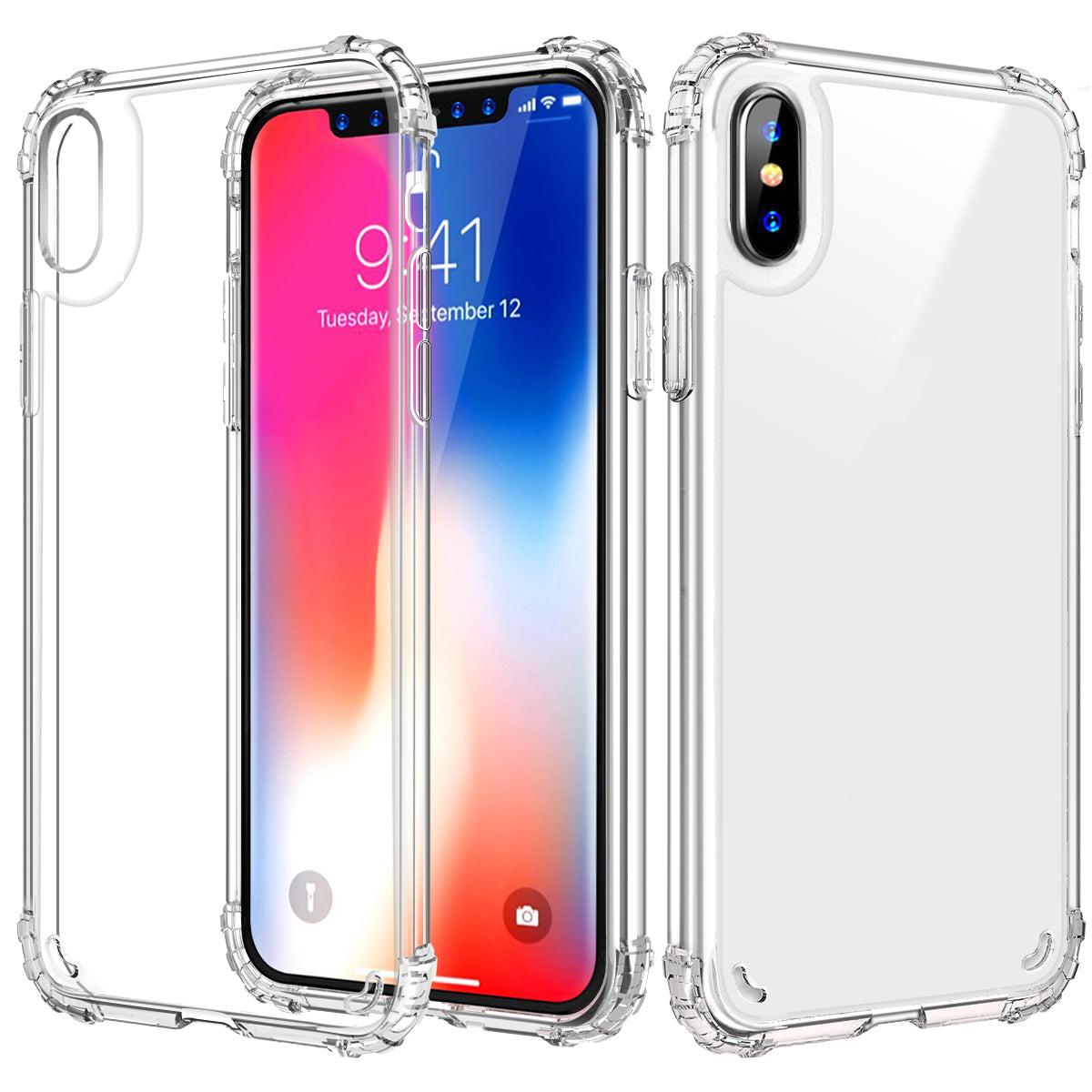 For iPhone X Xs Case with Air Cushion Clear Soft Cover SFL74 image