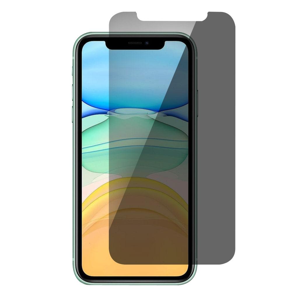 For iPhone 11 (6.1 inch) Anti-Spy Privacy Tempered Glass Screen Protector 2.5D Black image
