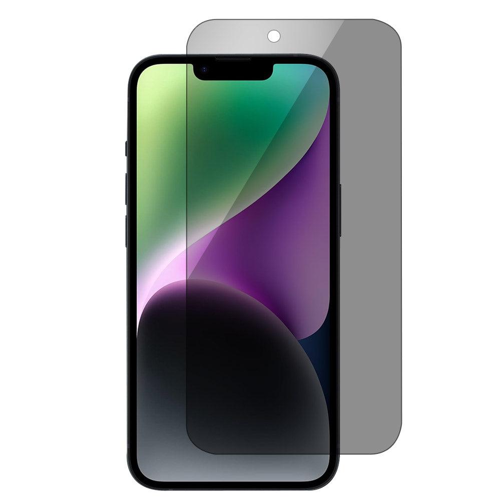 For iPhone 14 Plus (6.7 inch) Anti-Spy Privacy Tempered Glass Screen Protector 2.5D Black image