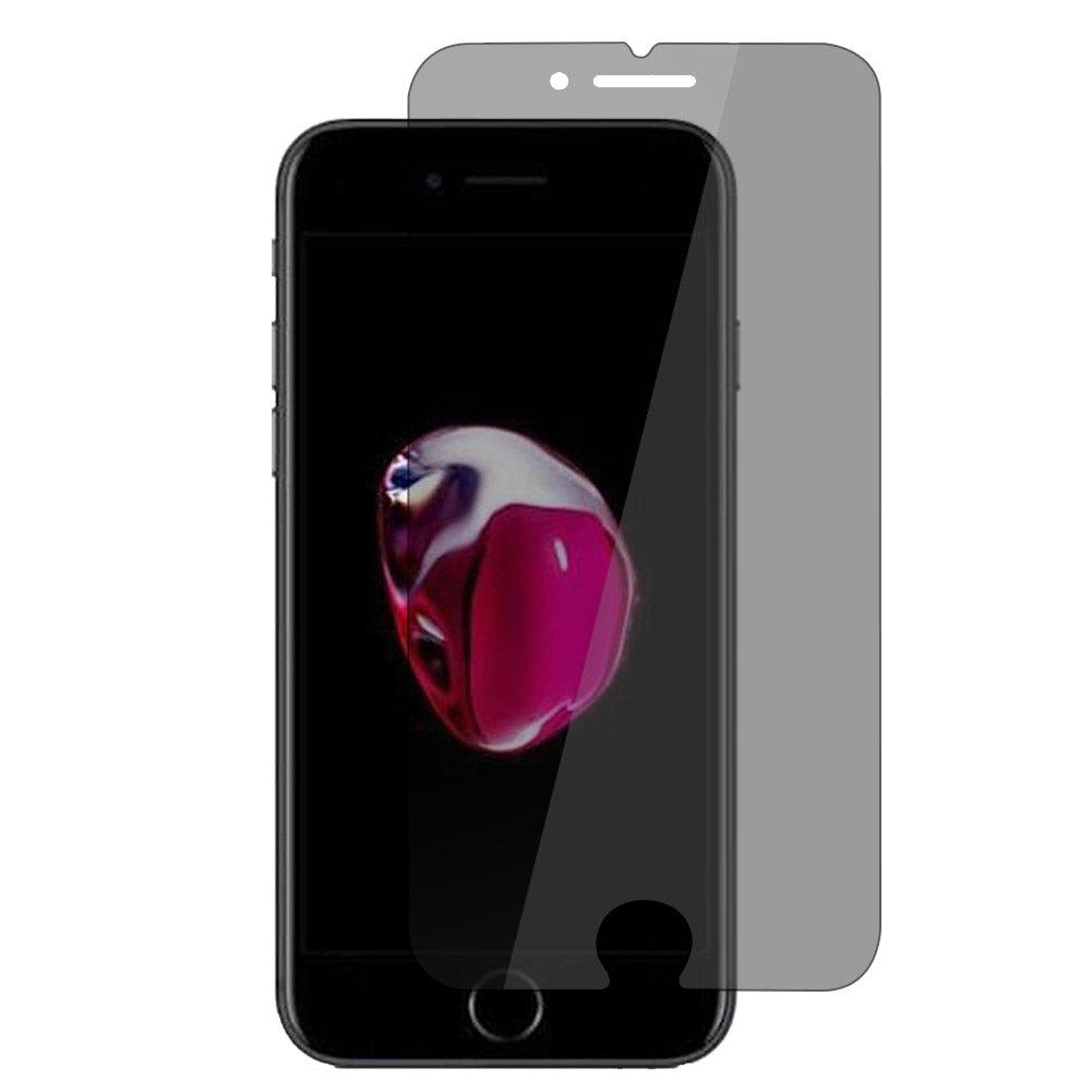 For iPhone 6 6s (4.7 inch) Anti-Spy Privacy Tempered Glass Screen Protector 2.5D Black image