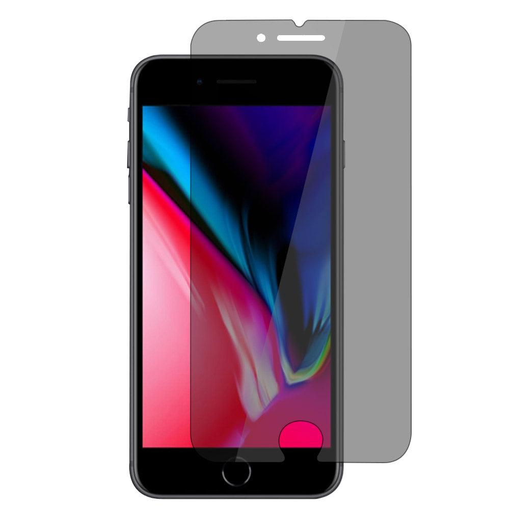 For iPhone 6 Plus 6s Plus (5.5 inch) Anti-Spy Privacy Tempered Glass Screen Protector 2.5D Black image