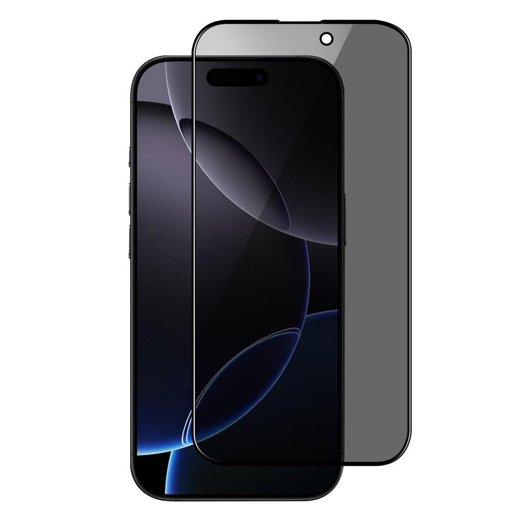 For iPhone 16 Plus 6.7 inch Anti-Spy Privacy, Full Coverage Tempered Glass Screen Protector image
