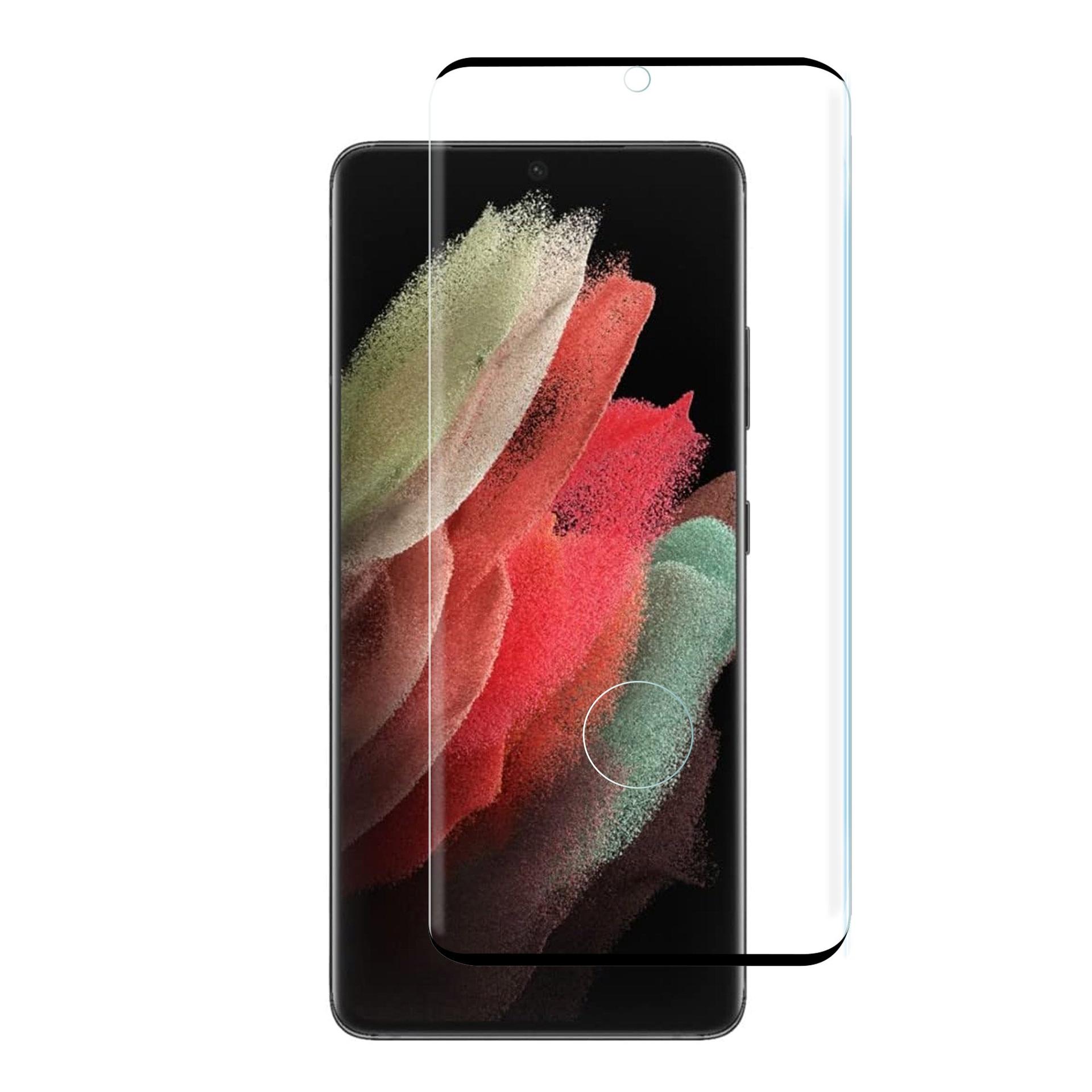 For Galaxy S21 Ultra (6.8 inch) Curved Full Coverage Tempered Glass Screen Protector image