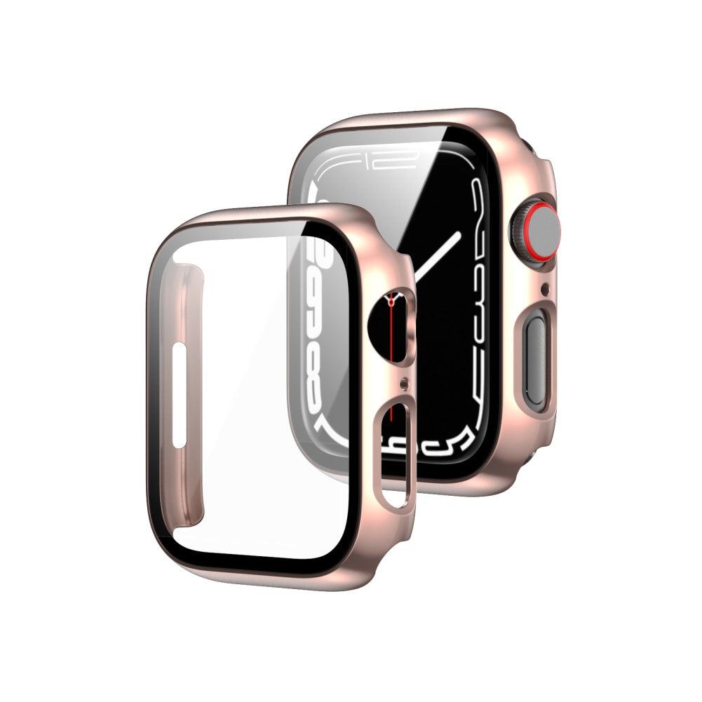 45mm Shockproof Cover Case with Tempered Glass Screen Protector For Apple Watch Series image