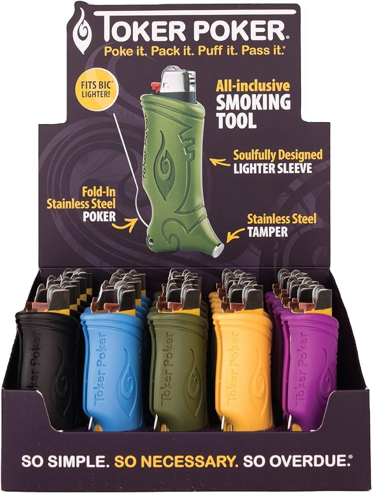 TOKER POKER - Poker + Lighter Sleeve + Tamper | 25ct/Box image
