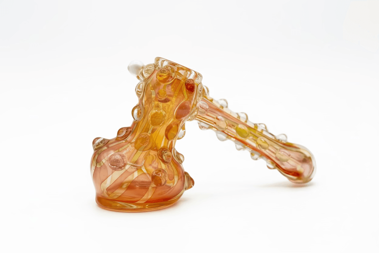 Spiky Hammer Glass Bubbler | 5 Inch | 130g | High-Demand Smoke Shop Item image