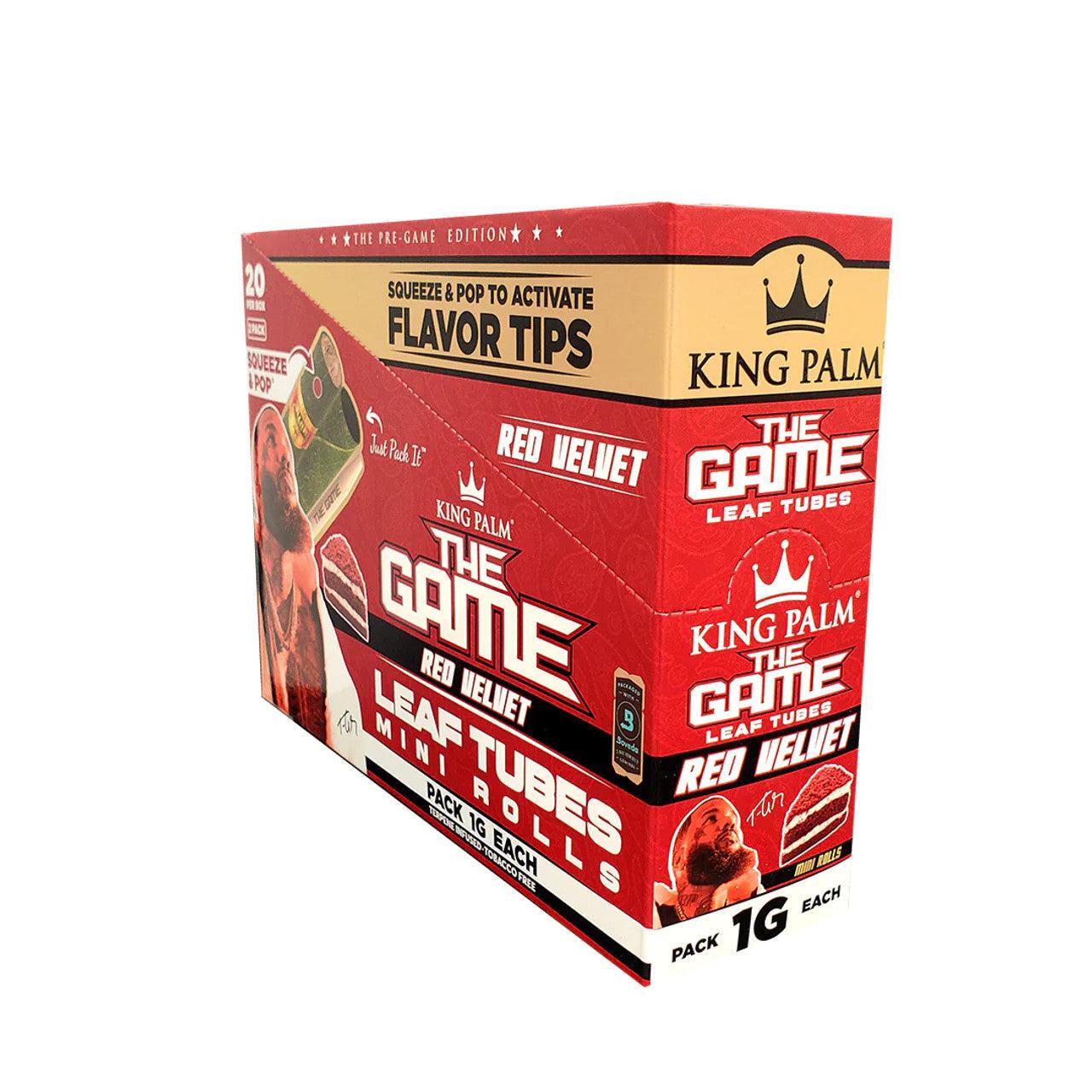 King Palm-The Game-Leaf Tubes-1G Minis-Red Velvet image