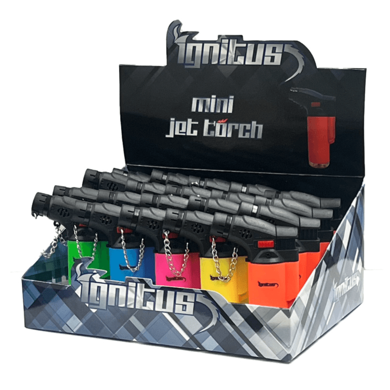 IGNITUS Mini Jet Multipurpose Lighter | 20ct Display image