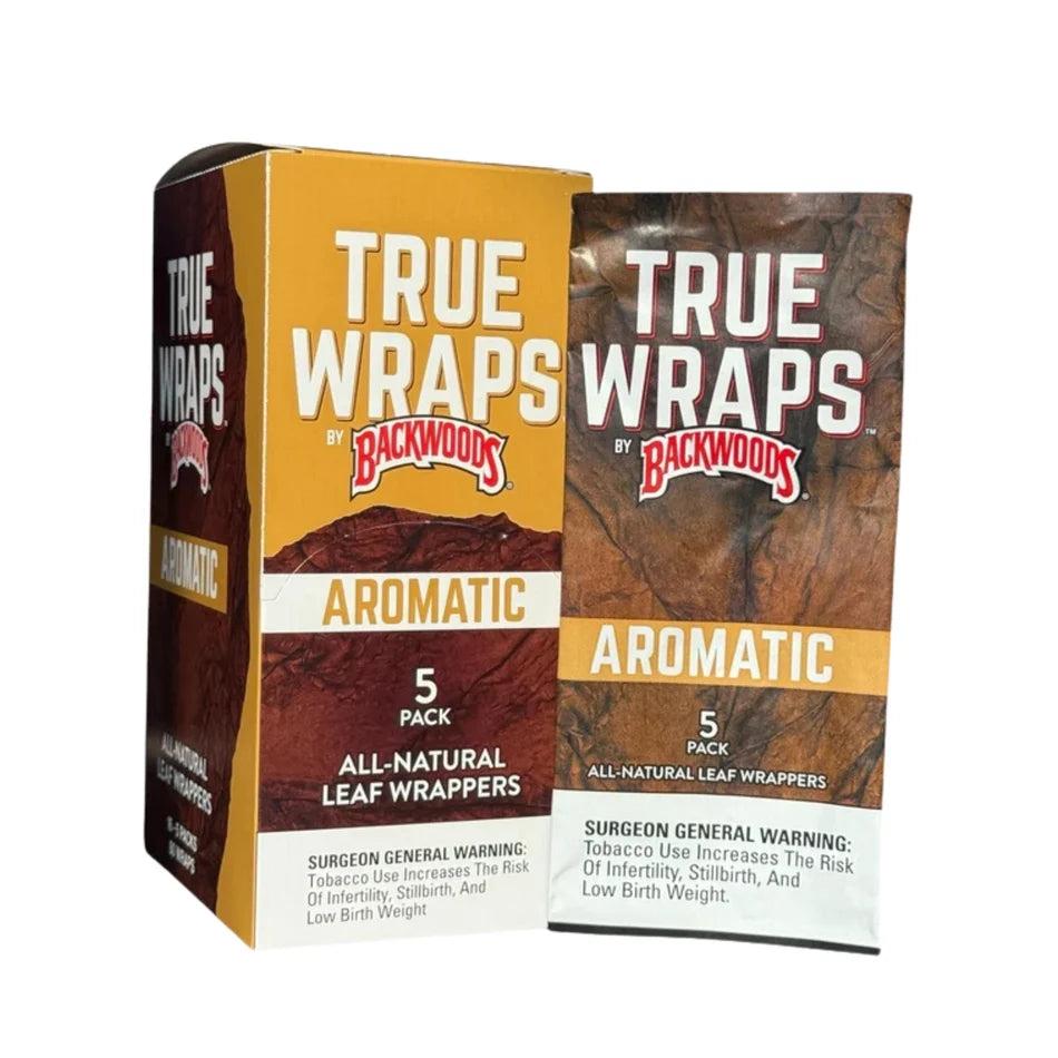 True Wraps By Backwoods | 5 Pack All - Natural Leaf Wrappers image
