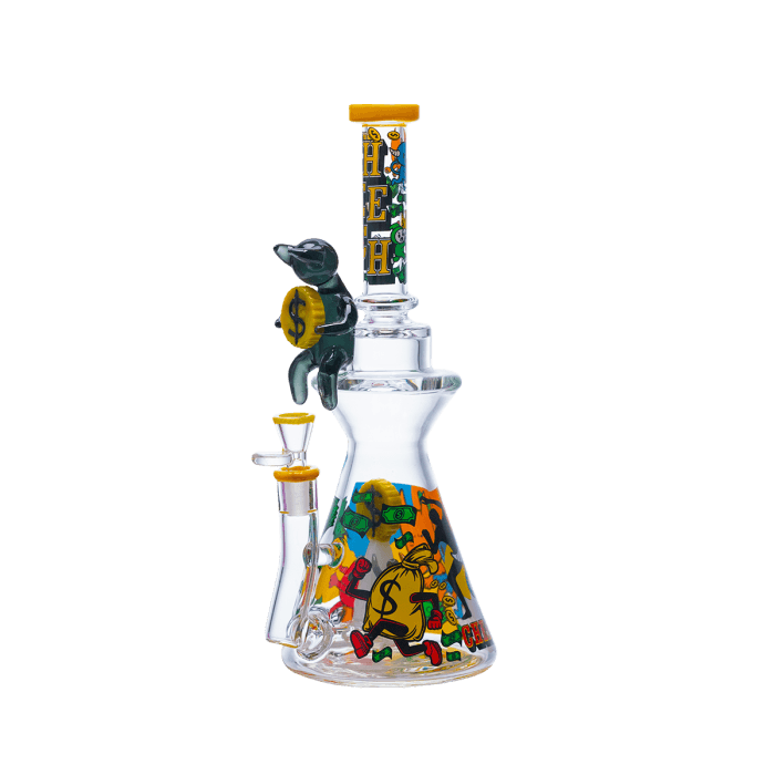 CHEECH - MONEY BAGS HUSTLER GLASS RIG | CHE428 image