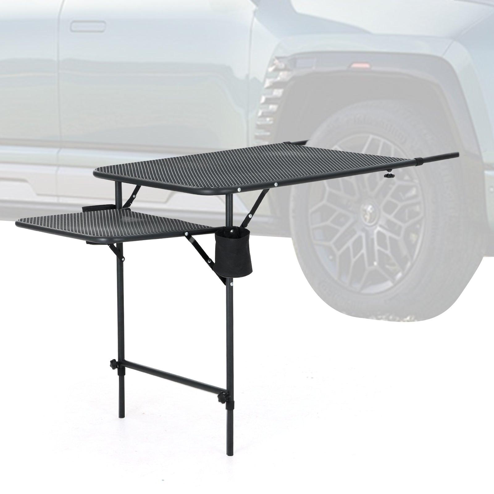 Nice C Adjustable Tailgate & Camping Table - Lightweight, Extendable Vehicle Table image