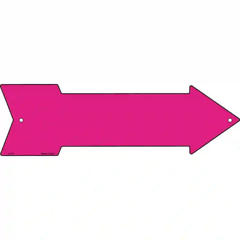 Pink Novelty Metal Arrow Sign image