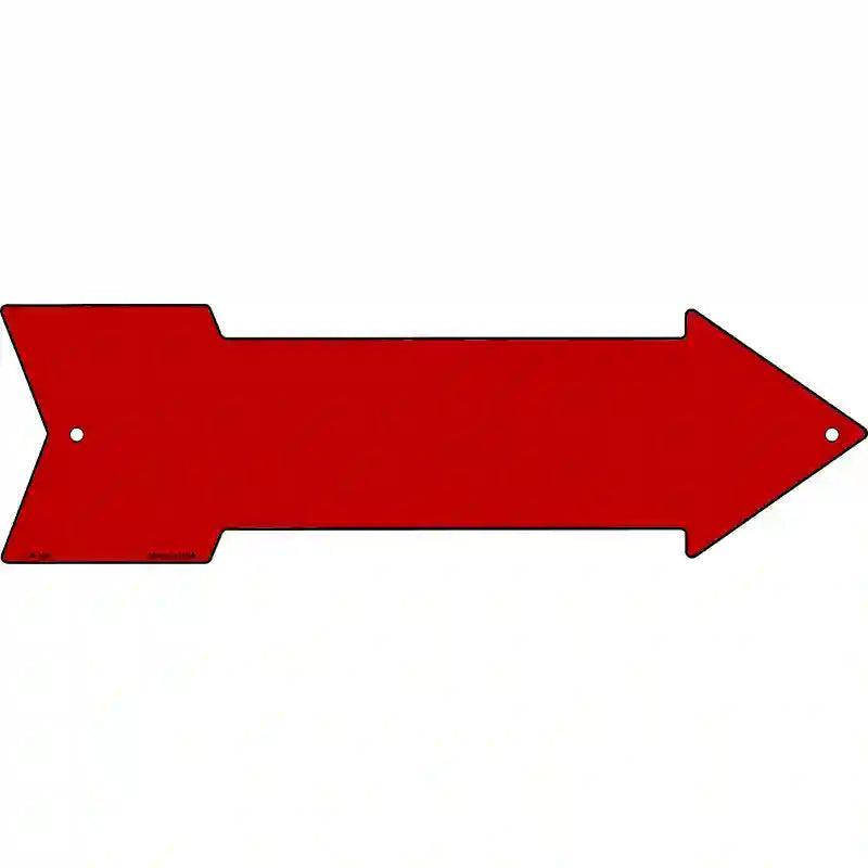 Red Novelty Metal Arrow Sign image