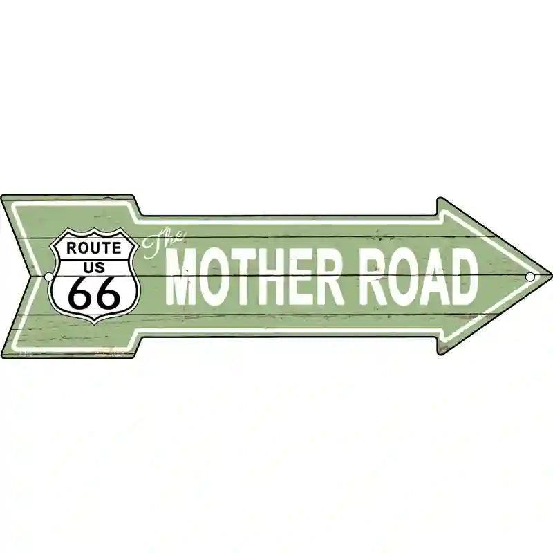 The Mother Road Novelty Metal Arrow Sign image