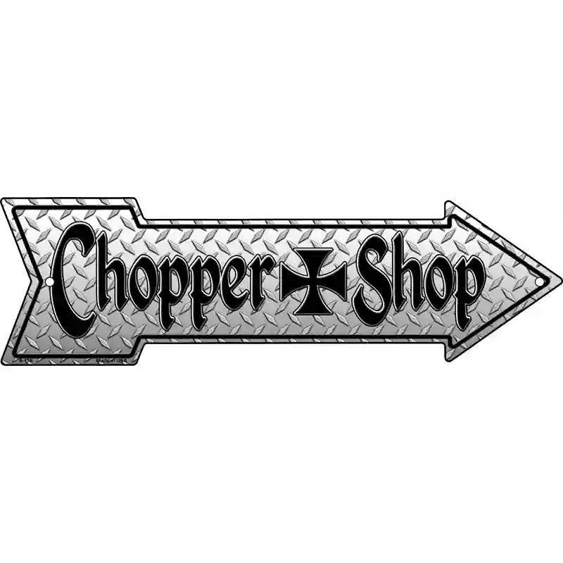Chopper Shop Novelty Metal Arrow Sign image