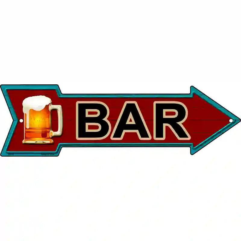 Bar Novelty Metal Arrow Sign image
