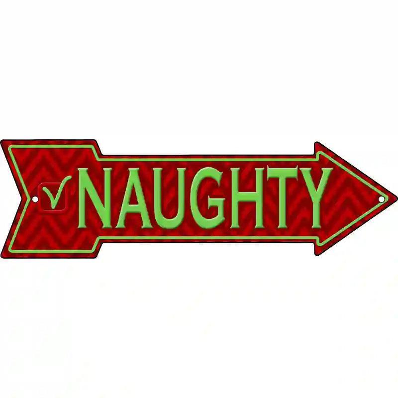 Naughty Novelty Metal Arrow Sign image