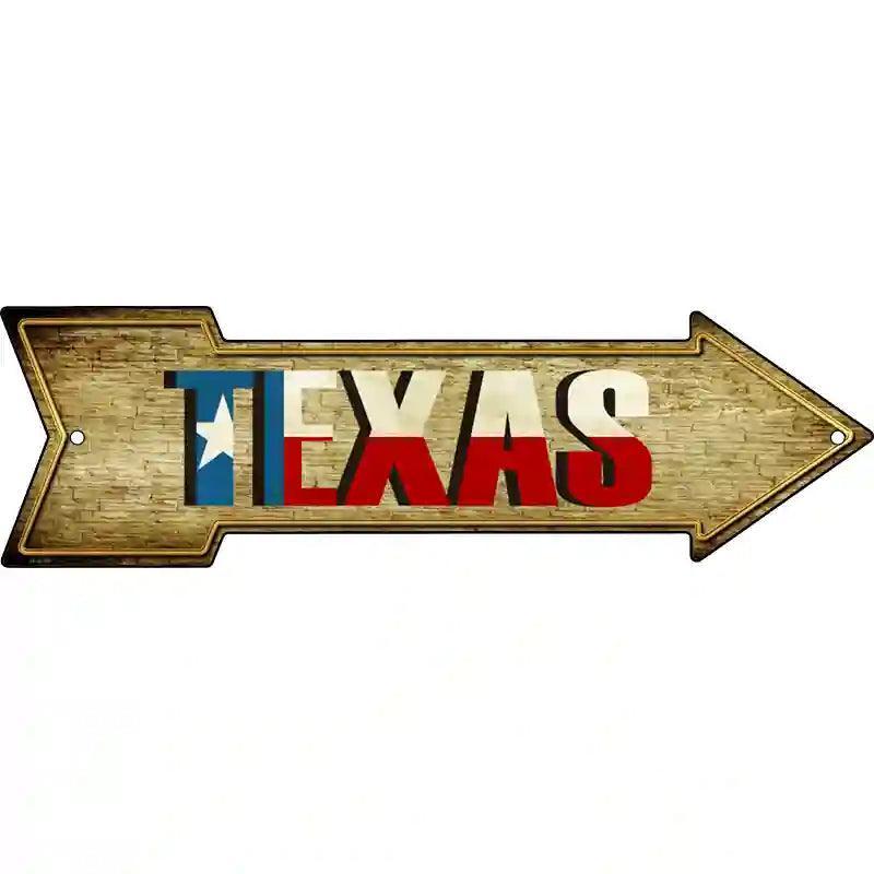Texas Novelty Metal Arrow Sign image