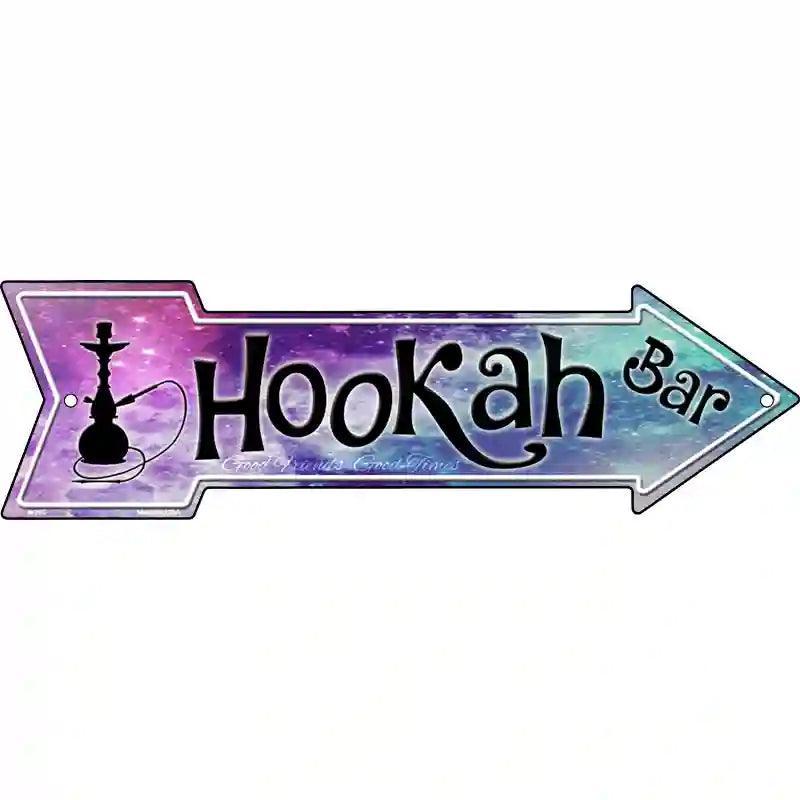 Hookah Bar Novelty Metal Arrow Sign image