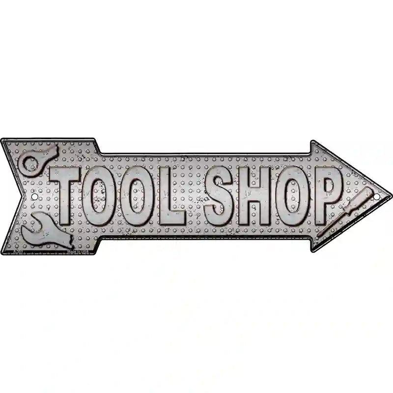 Tool Shop Novelty Metal Arrow Sign image