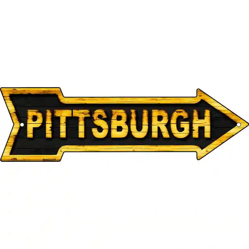 Pittsburgh Novelty Metal Arrow Sign image