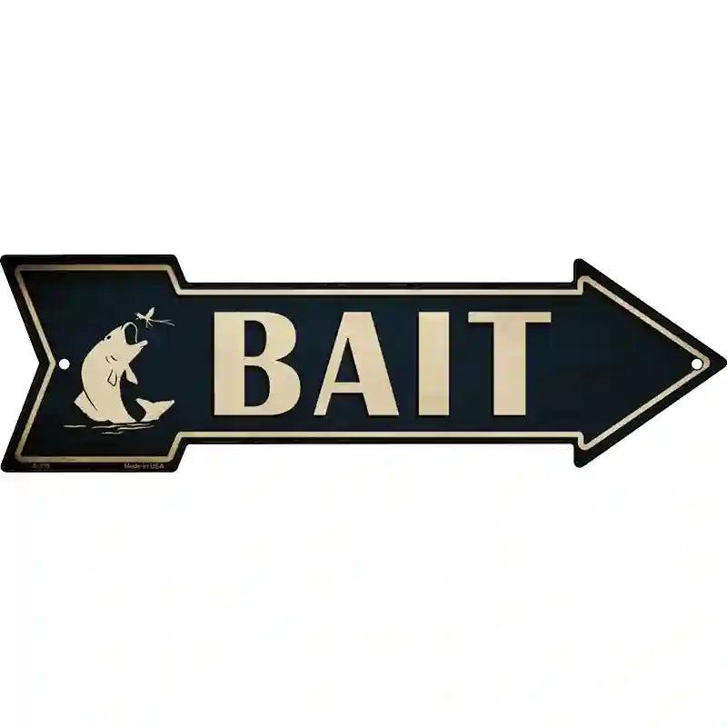 Bait Novelty Metal Arrow Sign image