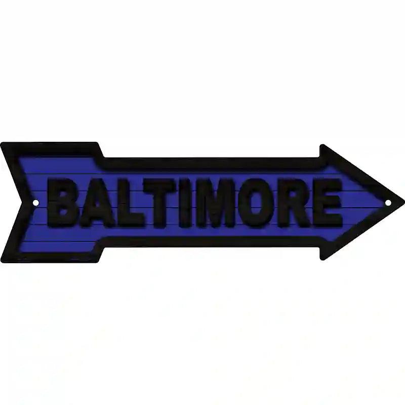 Baltimore Novelty Metal Arrow Sign image