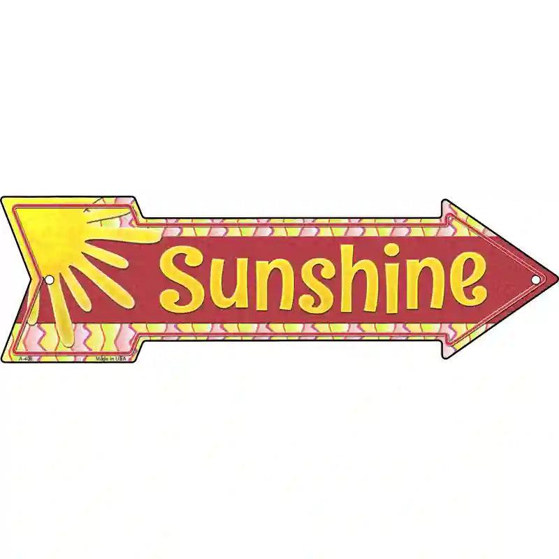 Sunshine Novelty Metal Arrow Sign image