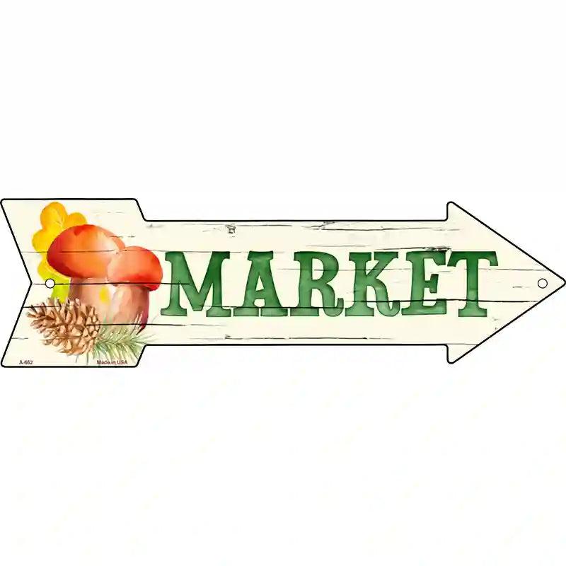Market Novelty Metal Arrow Sign image